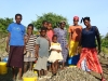 During construction, we purchased ballast and sisal fibers from local families, January 2009.