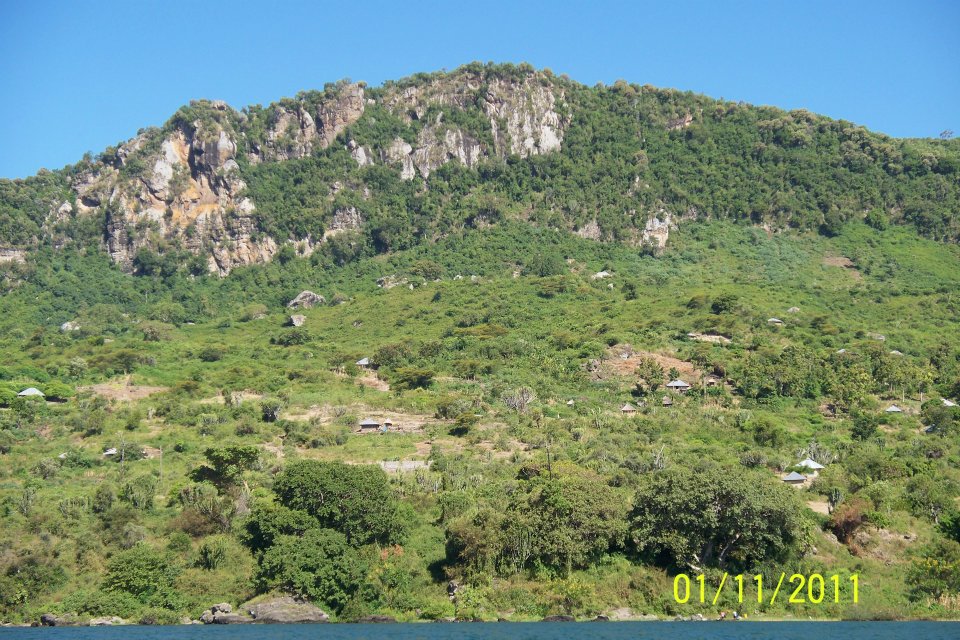 A view of Mfangano from the lake.